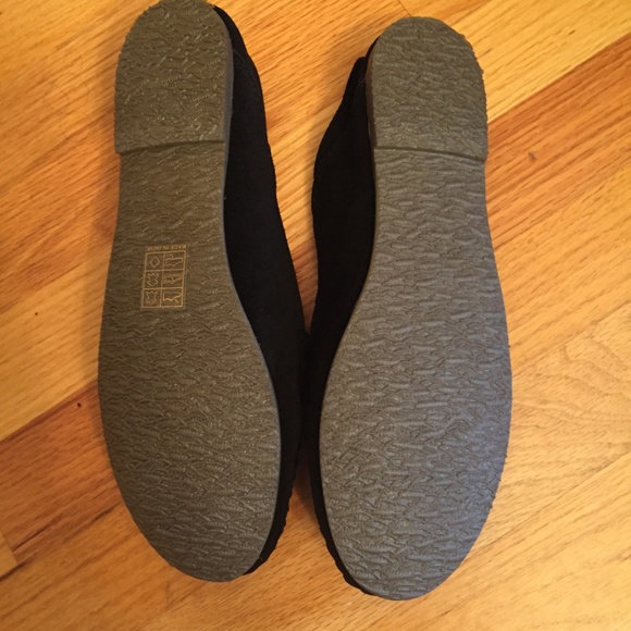 NEW Free People Black Suede Gemstone Moccasins - Picture 2 of 5